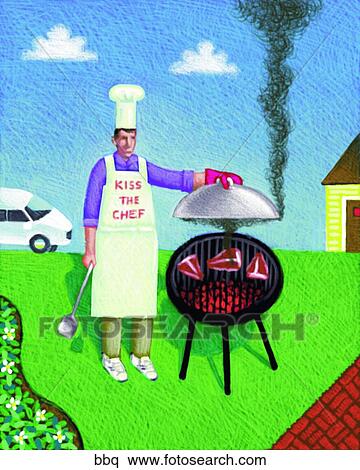 BBQ View Large Illustration Stock Illustration - BBQ. Fotosearch