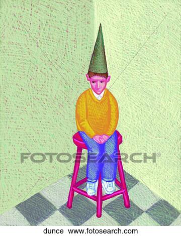 Clip Art - Dunce. Fotosearch