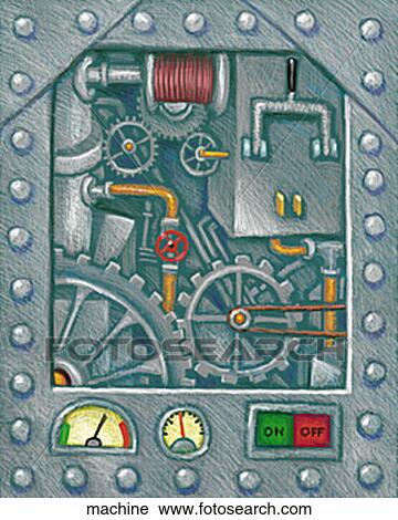 Clip Art - Machine. Fotosearch