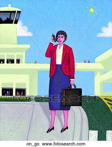 On Go View Large Illustration Stock Illustration - On Go. Fotosearch