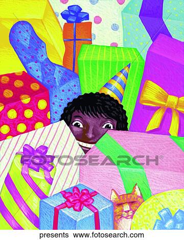 Stock Illustration - Presents. Fotosearch