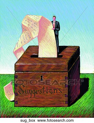 Suggestion Box View Large Illustration Stock Illustration - Suggestion Box. Fotosearch