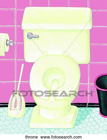 Throne View Large Illustration Clip Art - Throne. Fotosearch