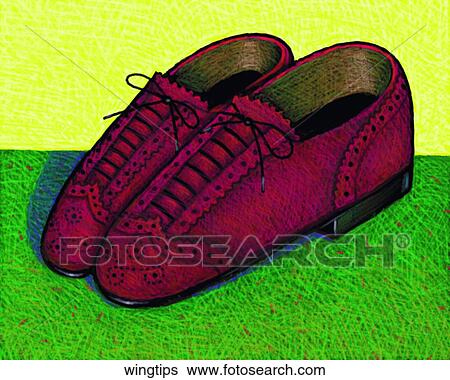 Stock Illustration - Wingtips. Fotosearch