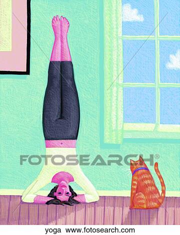 Clipart - Yoga. Fotosearch