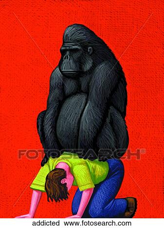 Addicted View Large Illustration Clip Art - Addicted. Fotosearch