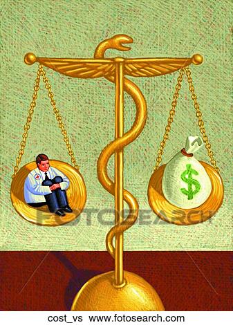 Cost Versus View Large Illustration Stock Illustration - Cost Versus. Fotosearch