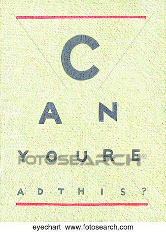 Eyechart View Large Illustration Stock Illustration - Eyechart. Fotosearch