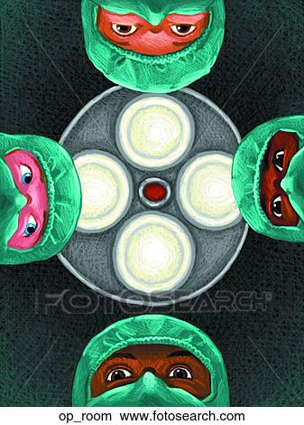 Operating Room View Large Illustration Stock Illustration - Operating Room. Fotosearch