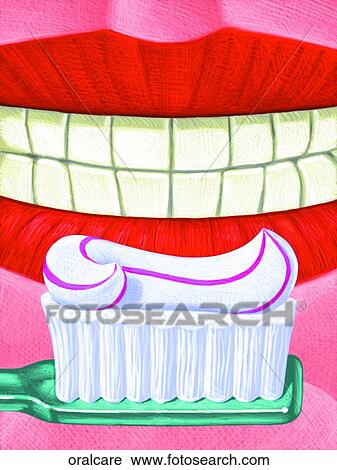 Clip Art - Oral Care. Fotosearch