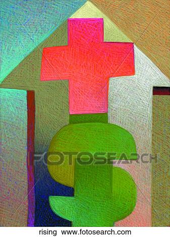 Drawing - Rising. Fotosearch