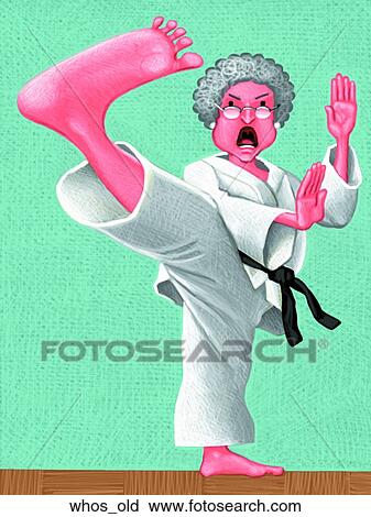 Whos Old View Large Illustration Clip Art - Whos Old. Fotosearch