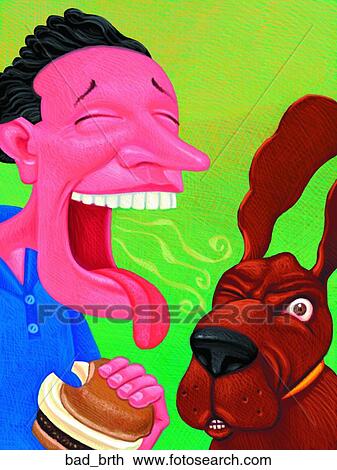 Bad Breath View Large Illustration Drawing - Bad Breath. Fotosearch