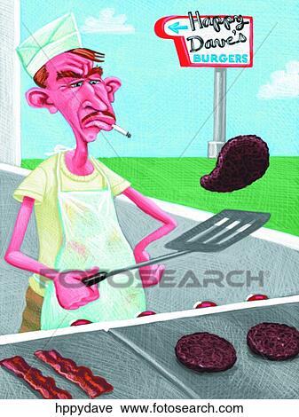 Clip Art - Happy Dave's. Fotosearch