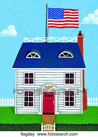 Stock Illustration - Flagday. Fotosearch