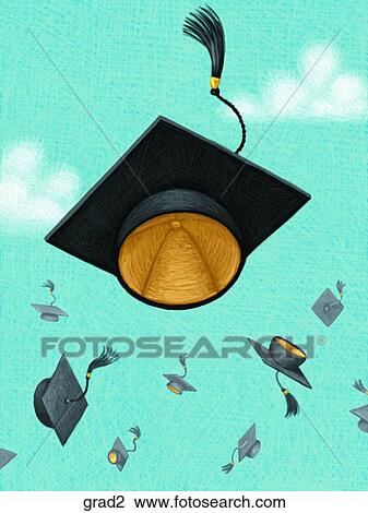 Graduate 2 View Large Illustration Drawing - Graduate 2. Fotosearch