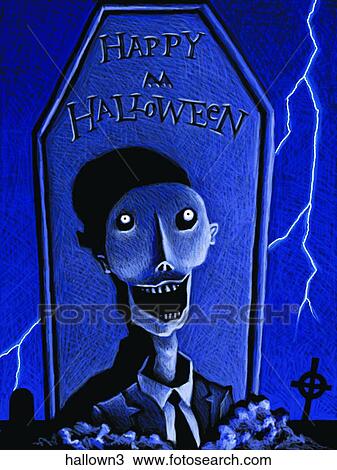 Drawing - Halloween 3. Fotosearch