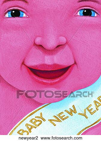 New Year 2 View Large Illustration Drawing - New Year 2. Fotosearch