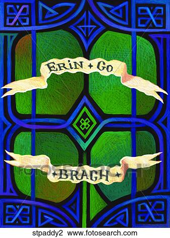 St. Paddy'[s Day 2 View Large Illustration Drawing - St. Paddy'[s Day 2. Fotosearch