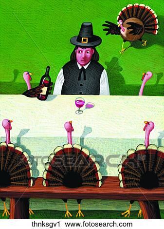 Clip Art - Thanksgiving 1. Fotosearch