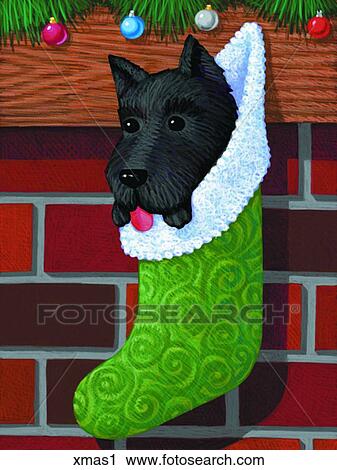 Xmas 1 View Large Illustration Clip Art - Xmas 1. Fotosearch