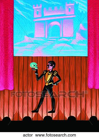 Stock Illustration - Actor. Fotosearch