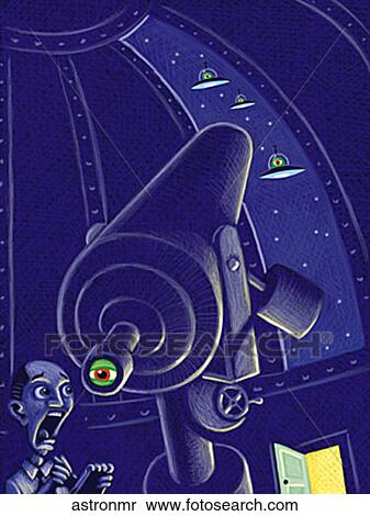 Anxious Astronomer View Large Illustration Stock Illustration - Anxious Astronomer. Fotosearch