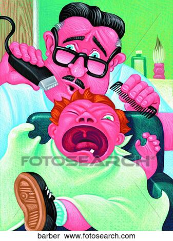 Stock Illustration - Barber. Fotosearch