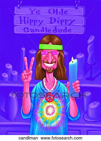 Stock Illustration - Candlestick Maker. Fotosearch