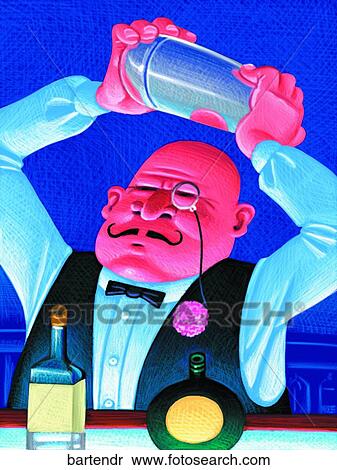 Mixologist View Large Illustration Stock Illustration - Mixologist. Fotosearch