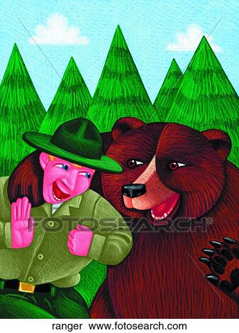 Stock Illustration - Park Ranger. Fotosearch