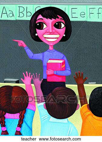 Stock Illustration - Teacher. Fotosearch