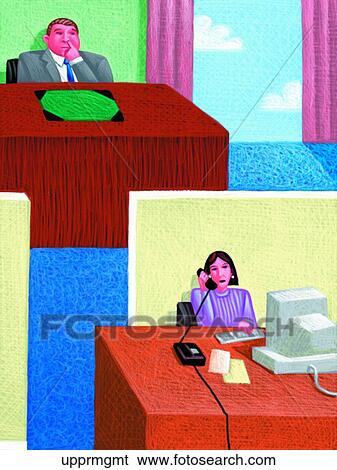 Stock Illustration - Upper Management. Fotosearch