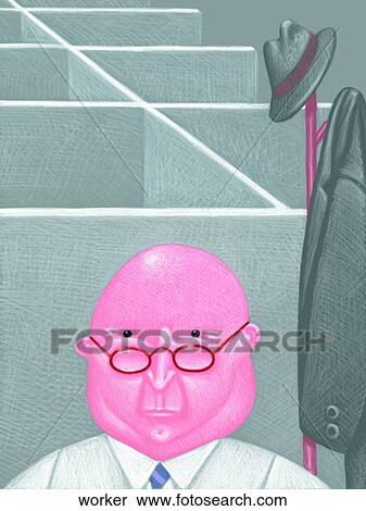 Stock Illustration - Worker. Fotosearch