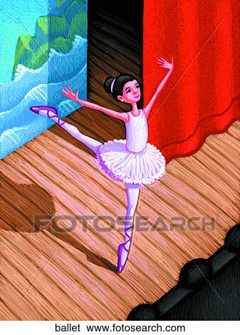 バレエ イラスト Ballet Fotosearch