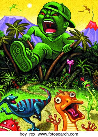 Stock Illustration - Boyasaurus Rex. Fotosearch