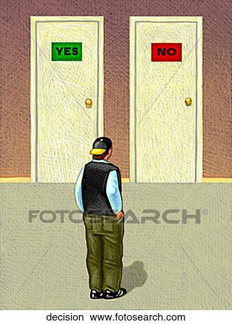 Stock Illustration - Decision. Fotosearch