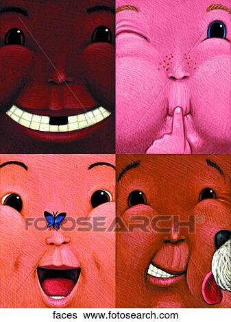 Faces View Large Illustration Stock Illustration - Faces. Fotosearch