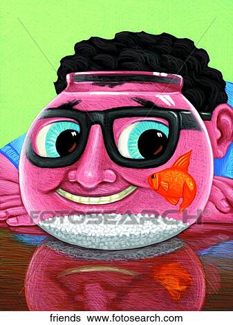 Stock Illustration - Friends. Fotosearch