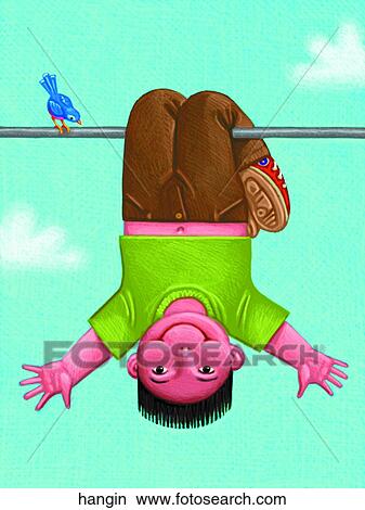 Stock Illustration - Hangin. Fotosearch