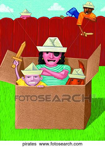 Pirates View Large Illustration Stock Illustration - Pirates. Fotosearch