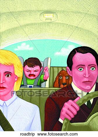 Roadtrip View Large Illustration Stock Illustration - Roadtrip. Fotosearch