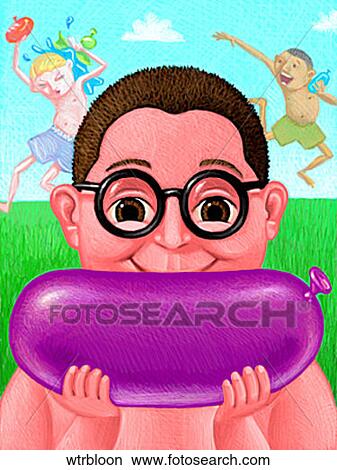 Water Balloon View Large Illustration Stock Illustration - Water Balloon. Fotosearch