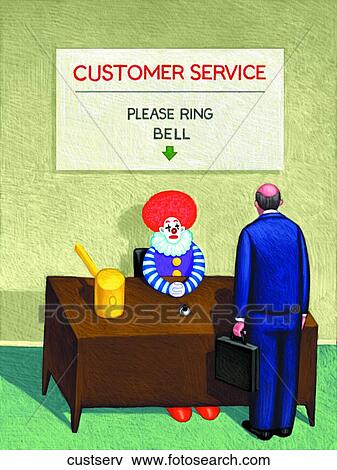 Customer Service View Large Illustration Stock Illustration - Customer Service. Fotosearch