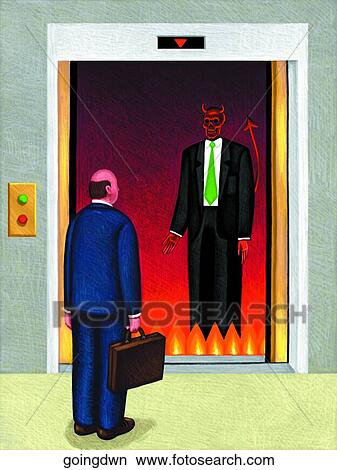 Going Down View Large Illustration Stock Illustration - Going Down. Fotosearch