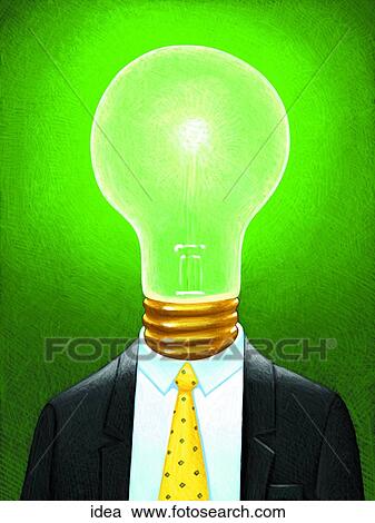Idea View Large Illustration Clipart - Idea. Fotosearch