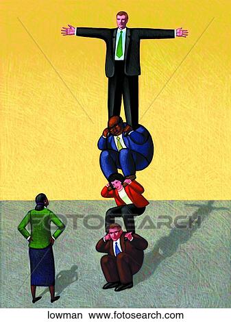 Low Man View Large Illustration Stock Illustration - Low Man. Fotosearch