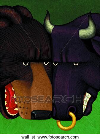 Stock Illustration - Wall Street. Fotosearch