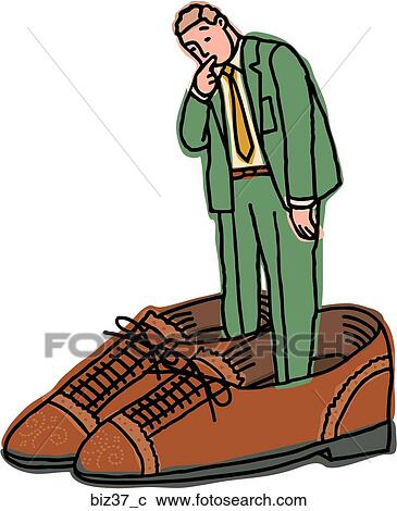Big Shoes View Large Illustration Clipart - Big Shoes. Fotosearch