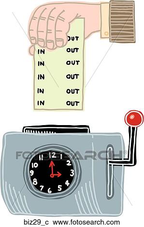Clipart - Billable Hours. Fotosearch